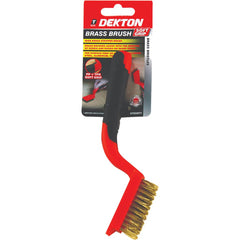 Dekton Soft Grip Brass Stripper Metal Wire Brush Ideal For Rust Paint Removal