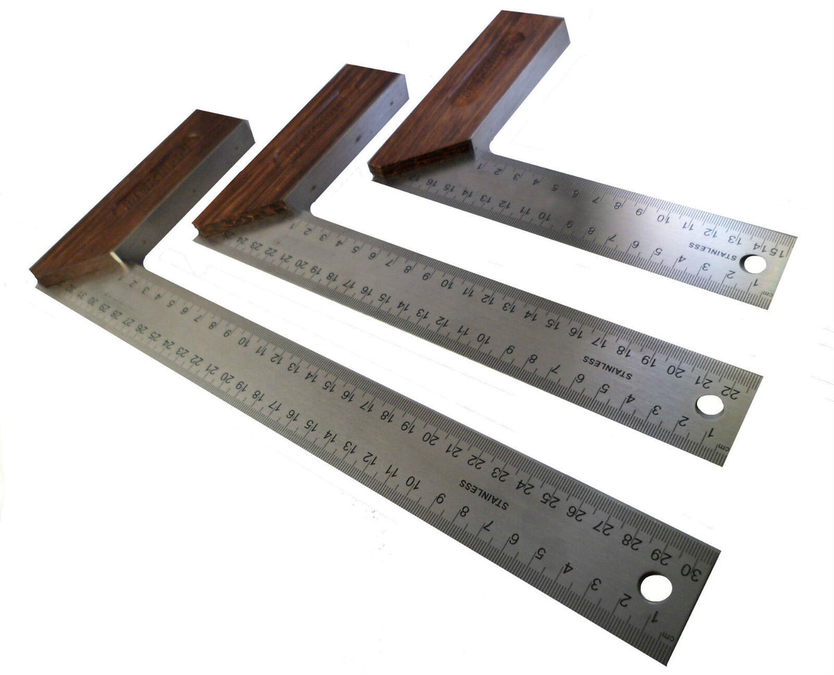 6", 9" Or 12"   Hardwood Try Set Square - Woodworking Carpenter Wood Tool