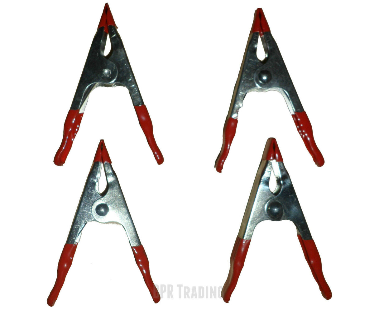 4PC Metal SPRING CLAMPS GRIPS CLIPS MARKET STALL 4 " CLAMP TARPAULIN COVER