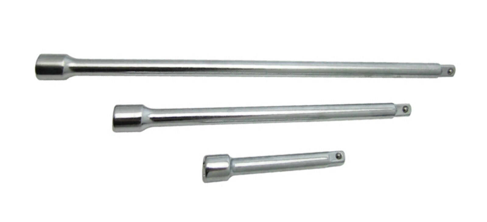 Amtech 3 Piece Socket Extension Bar Set 1/4" Drive