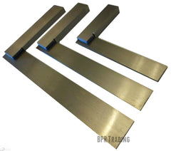 4" (100mm) Or 6" (150mm) Or 8" (200mm) Engineers  Polished Try Steel Set Square