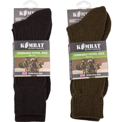 Kombat British Army Style Military Patrol Sock Combat Commando Thermal Size 6-11