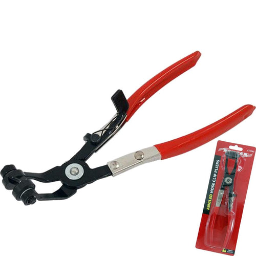 Neilsen Angled Hose Clamp Clip Car Van Fuel Coolant Pipe Spring Clips Pliers