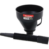 Neilsen 2pc Flexible Spout Car Funnel Petrol Diesel Wash Oil Fuel Extendable