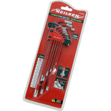 Neilsen 9pc Long Arm Offset Star Torx Allen Key Wrench Set T10 - T50 Keys