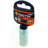 Tactix 3/8" Drive Standard Deep Square Metric Single Socket 17mm