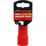 Neilsen 19mm Single Injection Insulated VDE Metric Standard 1/2" Drive Socket
