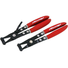 Neilsen 2pc Water Pipe Hose Clip Pliers Clamp Swivel Drive Jaw Locking Removal