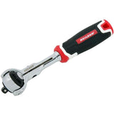 Neilsen Swivel Head Socket Reversible Ratchet Handle Quick Release 1/4" Tool 72T