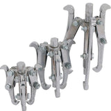 Neilsen 3pc Bearing Puller Pulley Remover Extractor Drop Forged Set 3" 4" 6"