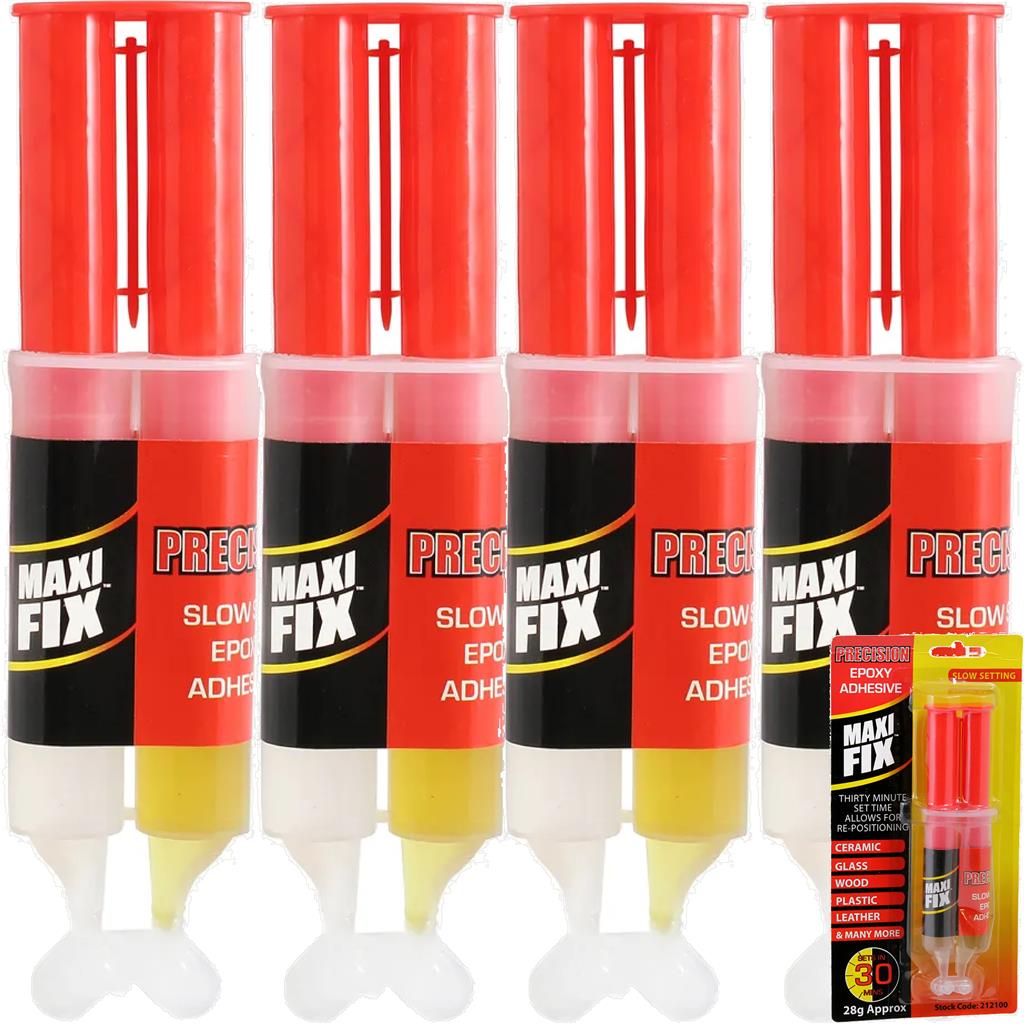 Maxi Fix Precision Epoxy Resin Adhesive Setting Glue Repair Bonding Pu ...