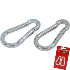 Neilsen 2pc Locking Carabiner Clip Snap Hook Karabiner Carabina Carbine 6mm