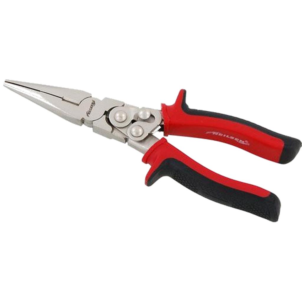 Neilsen Compound Action Long Nose Pliers Needle Pinch Nosed Wire Cutters 180mm