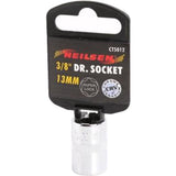 Neilsen 3/8" Drive Standard Shallow Square Metric Single Socket 13mm