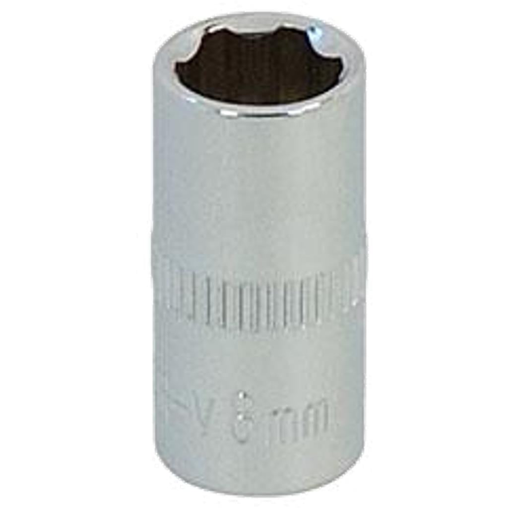 Neilsen 1/4" Drive Standard Shallow Square Metric Single Socket 8mm