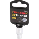 Neilsen 3/8" Drive Standard Shallow Square Metric Single Socket 8mm