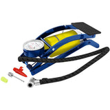 Goodyear Single Barrel Foot Pump Air Inflator Car Bicycle Tyre Pressure Guage