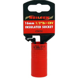 Neilsen 16mm Single Injection Insulated VDE Metric Standard 1/2" Drive Socket