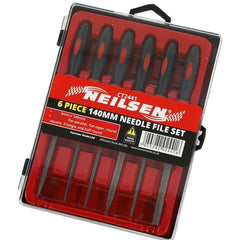 Neilsen 6pc Mini Needle File Precision Micro Files Craft Work Jewellery Set