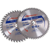 Neilsen 2pc Tct Circular Mitre Saw Blade Blades 254mm Set For Wood