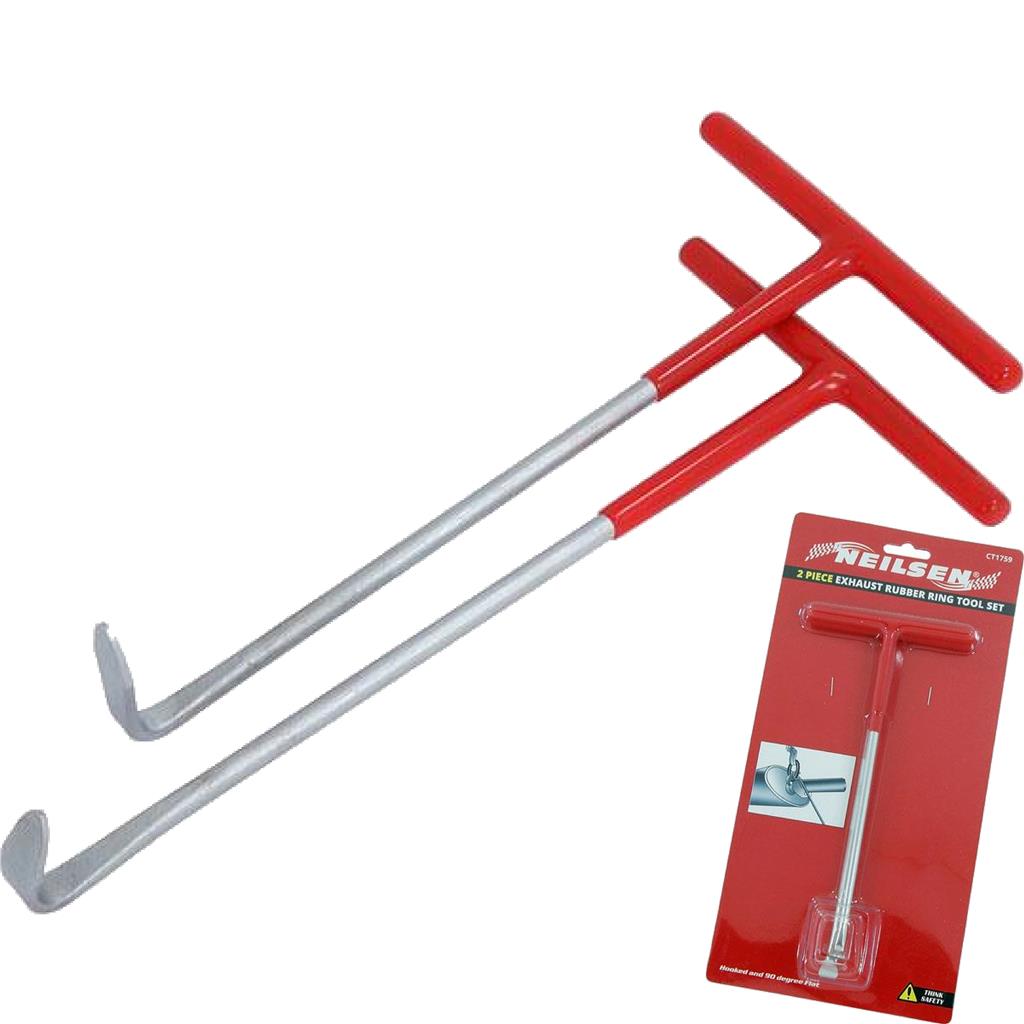 Neilsen 2pc Exhaust Rubber Ring Garage Automotive Car Vehicle Tool Set