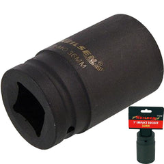 Neilsen 1" Drive Standard Deep Square Metric Single Impact Socket 36mm