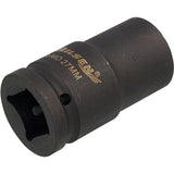 Neilsen 1" Drive Standard Deep Square Metric Single Impact Socket 27mm