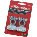 Neilsen 2pc Battery Terminals Connectors Clamps Car Van Caravan Motorhome