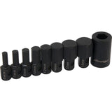 Neilsen 9pc Spline Hex Bit Socket Set 1/2" Drive Sockets 6mm - 19mm