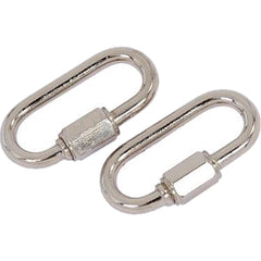 Neilsen 2pc Quick Repair Link Chain Extend Screw Lock Fastener Carabine Hook 5mm