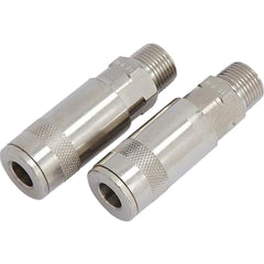 Neilsen 2pc Air Line Fittings Hose Compressor Coupler Connector 3/8" BSP Male