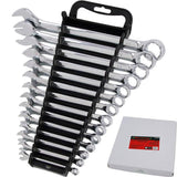 Neilsen 14pc Satin Finish Metric Combination Spanner Wrench Set 6mm - 24mm