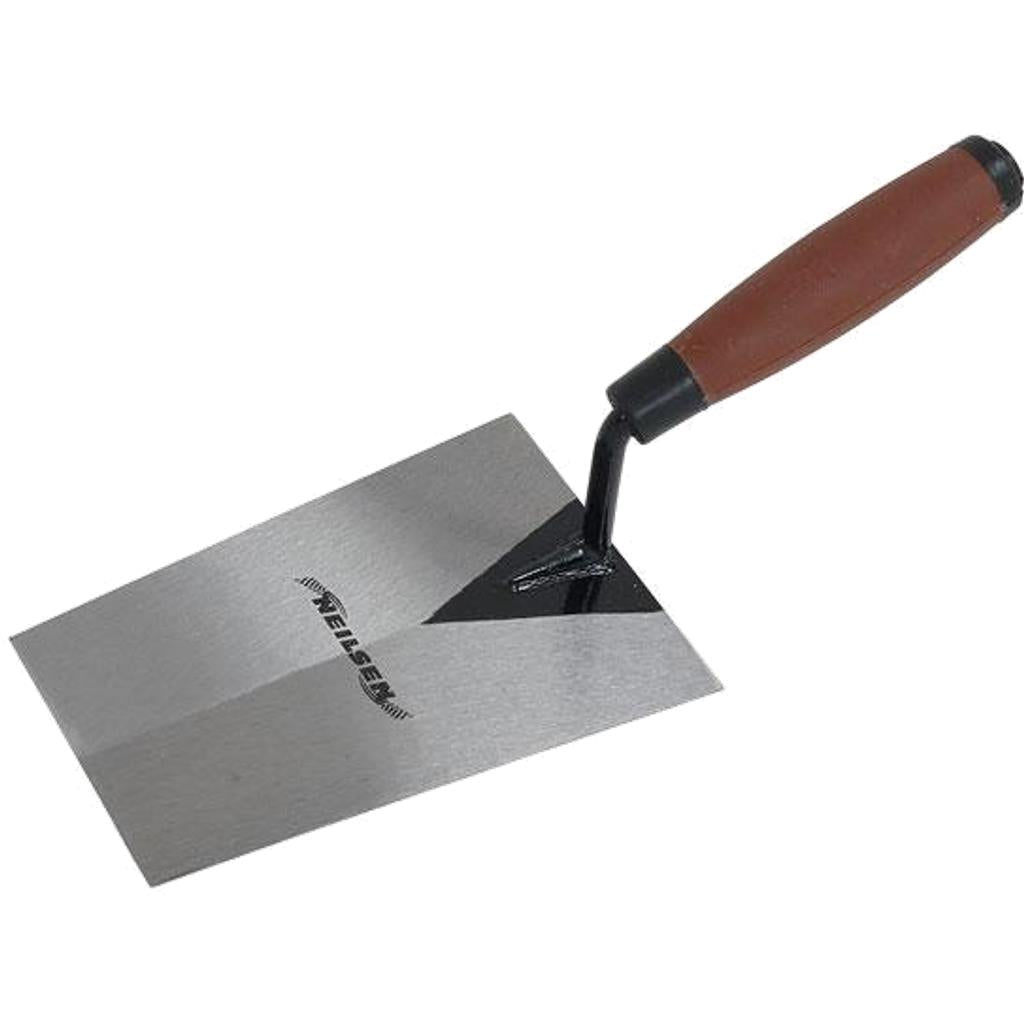 Neilsen Rubber Grip 180mm Bucket Bricklaying Trowel Cement Brick 7"