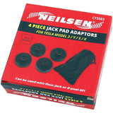 Neilsen 4pc Lifting Jack Jacking Pad Blocks For Tesla Car Chassis Model 3 Y S X