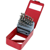 Neilsen 25pc HSS Metal Metric Drill Set 1mm - 13mm High Speed Steel Wood Plastic