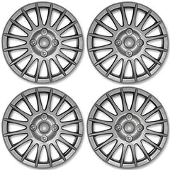 Streetwize Lightning Car Wheel Trim Set 14" Silver Set Of 4 Hub Caps Covers