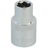 Neilsen 3/8" Drive Standard Shallow Square Metric Single Socket 8mm