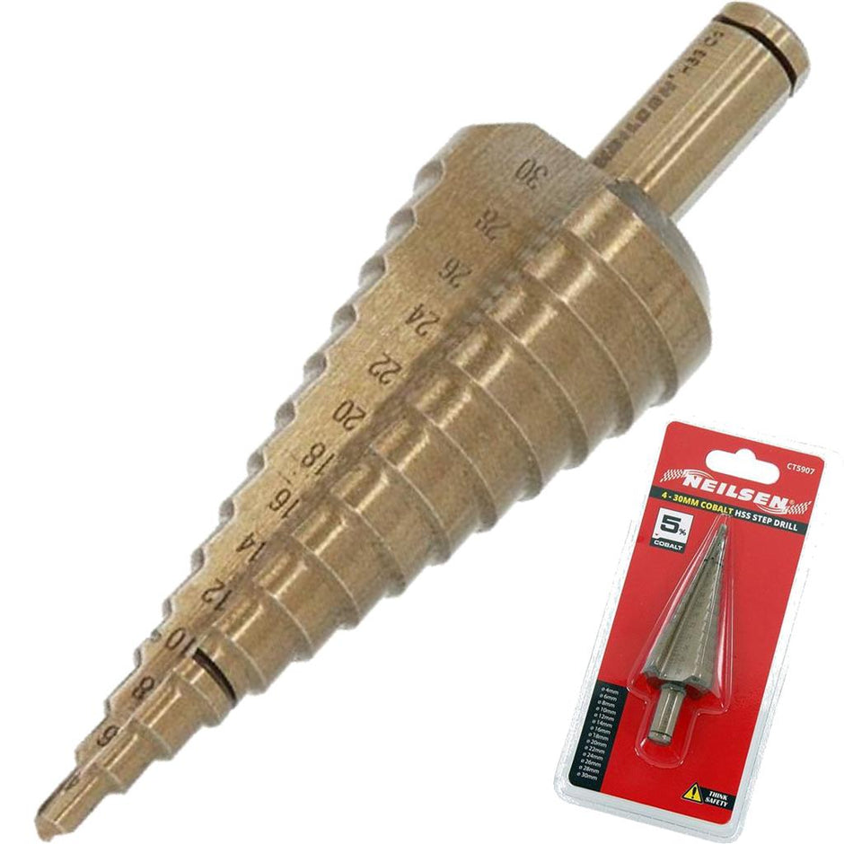 BlueSpot 3.2mm Metal HSS Cobalt Drill Bits Set For Steel Wood Plastic 10Pcs Pack | UK