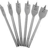 Dekton Flat Spade Wood Hole Saw Drill Bit Set 10mm 12mm 16mm 18mm 20mm 25mm