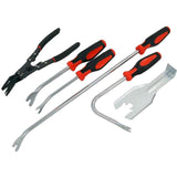 Neilsen 6pc Car Door Remover Trim Clips Panels Blade Lever Auto Upholstery Set