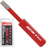 Dekton 5.0mm Brazed Diamond Hole Drill Tile Porcelain Marble Cutting Bit 1/4"