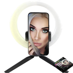 Pixibright  LED Phone Ring Light YouTube Tiktok Makeup Video Live Selfie 8"