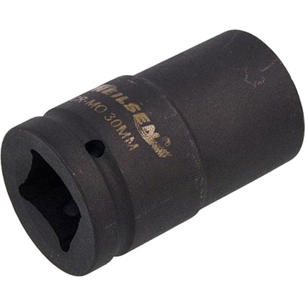 Neilsen 1" Drive Standard Deep Square Metric Single Impact Socket 30mm