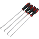 Neilsen 4pc Extra Long Hook And Pick Set Probe O Ring Seal Remover Tool Set