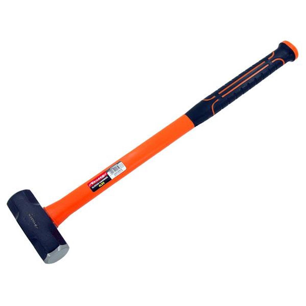 Neilsen 4lb Long Sledge Lump Hammer Fibreglass Shaft Grip Handle 1.8Kg