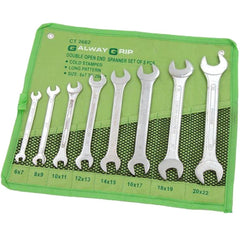 Galway 8pc Cold Stamped Metric Combination Spanner Wrench Set 6mm - 22mm