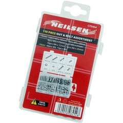 Neilsen 110pc Assorted DIY Workshop Hardware Storage Nut And Bolt Set Kit