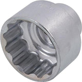 Neilsen 3/4" Drive Standard Metric Single Hub Nut Socket 65mm 12pt Ford Transit