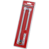 Neilsen 3pc 3/8" Drive Socket Extension Bar Set 75mm 150mm 225mm Extra Long