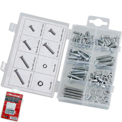 Neilsen 110pc Assorted DIY Workshop Hardware Storage Nut And Bolt Set Kit